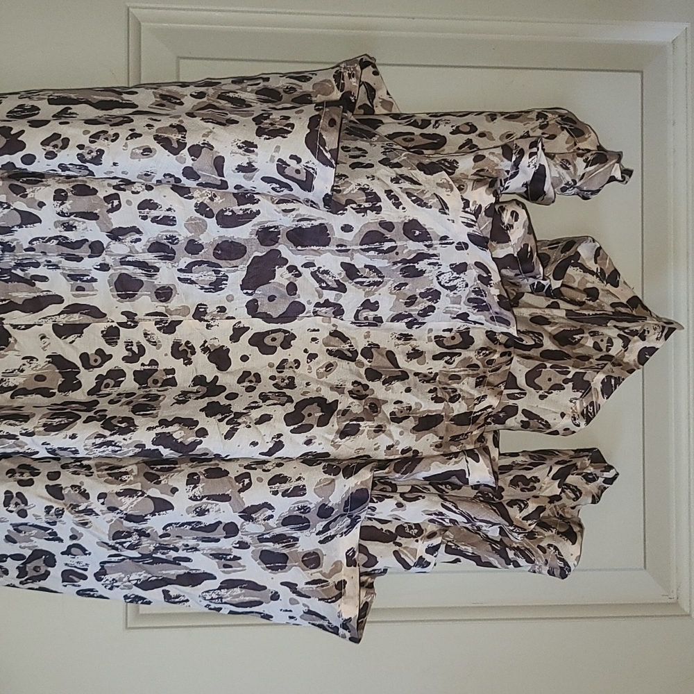 New Spell Designs Wild Ones strappy dress dust M gypsy leopard kerchief midi - Picture 17 of 17